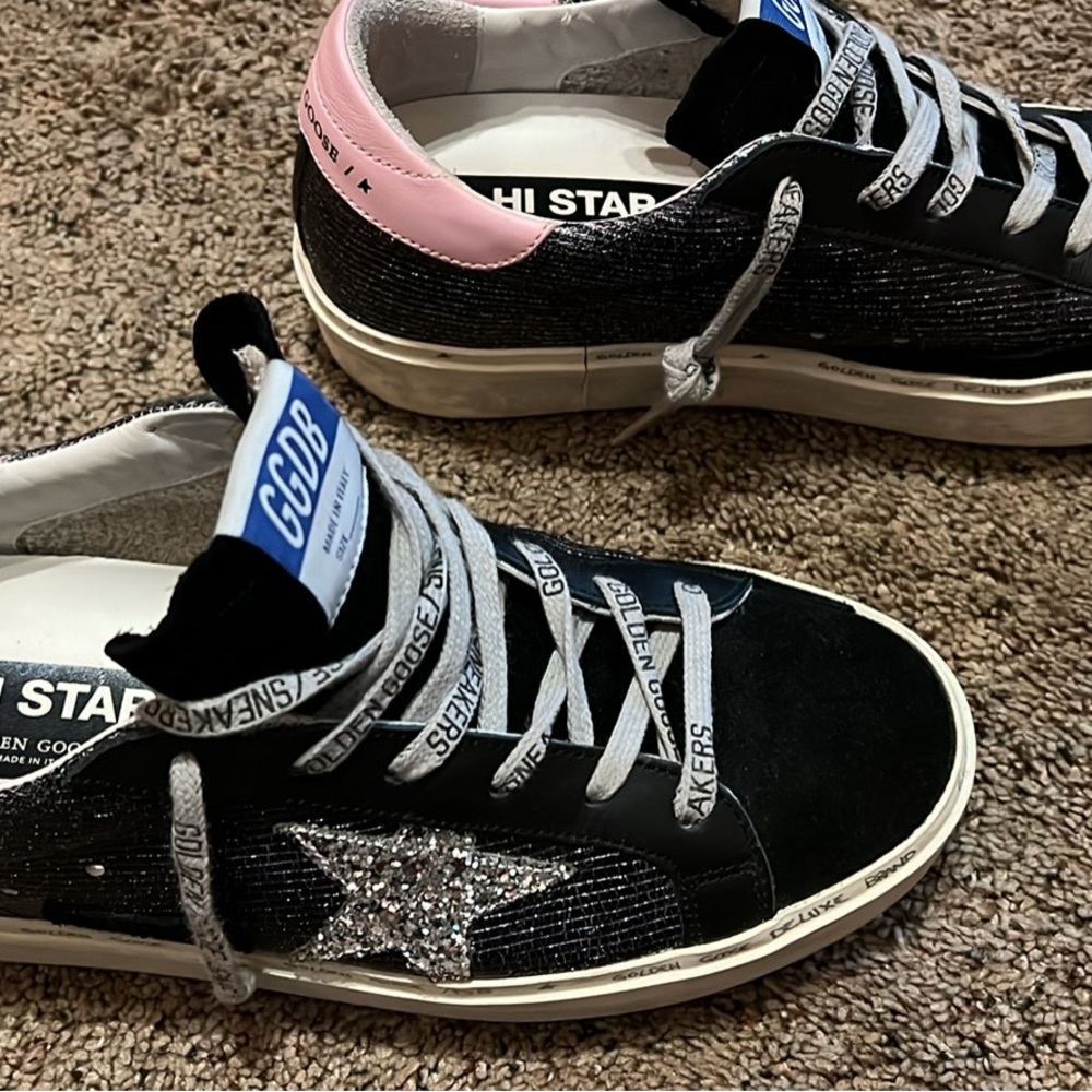 GOLDEN GOOSE HI STAR SNEAKERS